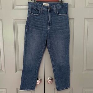 Madewell Denim Classic Straight Leg Jeans
